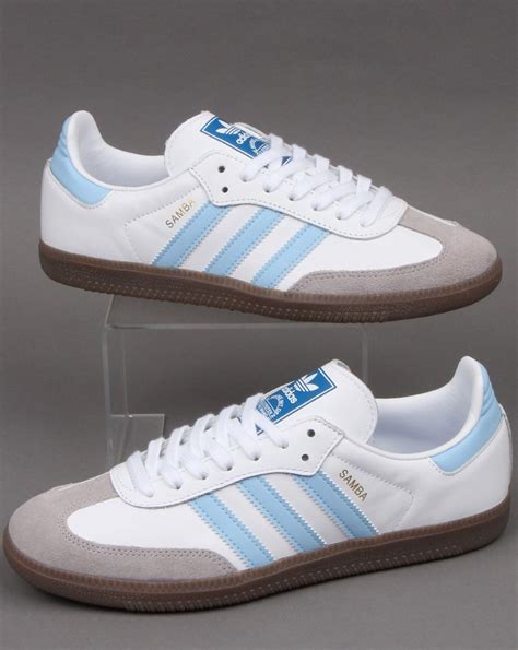 blauwe samba adidas